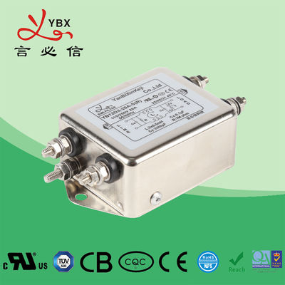 10A, 120V 250V tek fazlı iki aşamalı gelişmiş Elektrik Gürültü Filtresi, Tıbbi AC Güç Hattı Gürültü Filtresi