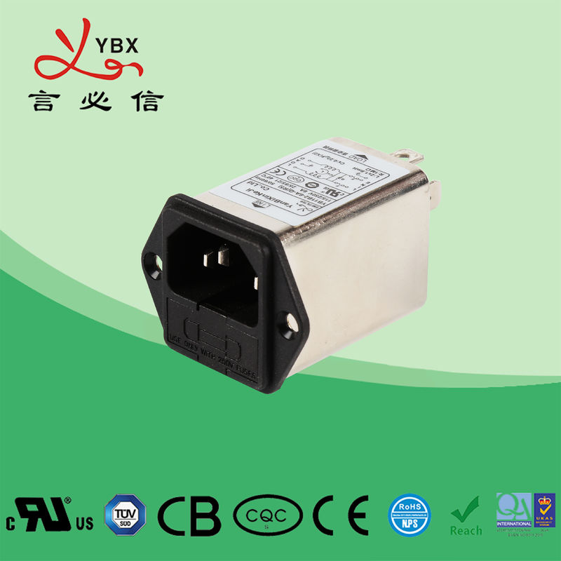 Yanbixin 120 250VAC Çift Sigorta Güç Giriş Filtresi YB11B2 Anma Akımı 1A-10A